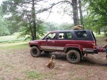 Truck and dog