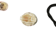 L to T: original relay, aftermarket, and connector kit.