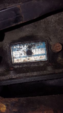 Stock trans in the 95 runner. Was a little confused when i first saw the -80. Only thing i found on a different forum base was that this is Aisin original part# that toyota transferd into the a340 series. Found a little bit more info on it when i realised that it was also used in 1988-1991 izuzu troopers.
