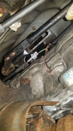 Nothing big, redid the linkage for the shift to transmission. Pulled the stock linkage out, cut it shorter and welded back together. 10min fix once it was out.