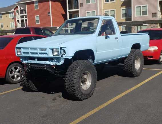 This is how she is sitting right now. I still need to get a bumper and build a winch bumper so i can put my smittybilt 10,500 winch on it. I am still doing things little by little a s will continue to update my thread as i continue to build it. I am going to focus on suspension/brakes/steering this coming summer.