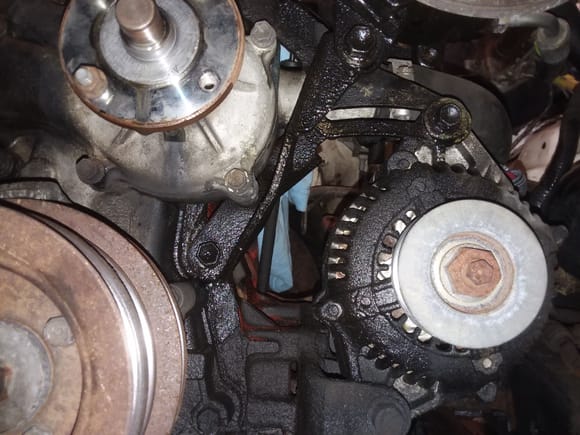 The old alternator had a hard life with all the power steering fluid on it.