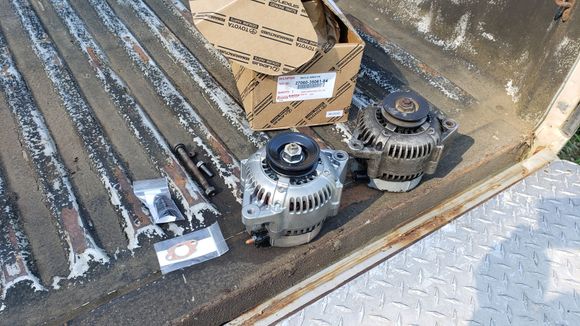New alternator next to the OG