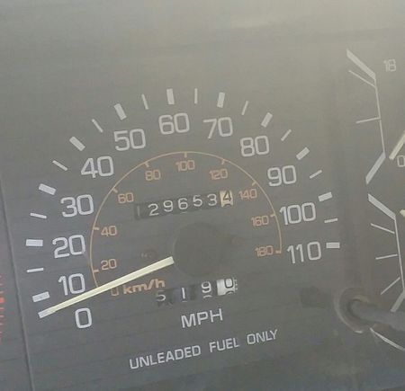 Current mileage 