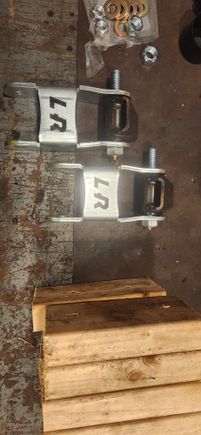 Next was to mark new location for shackle mounts. The paper stated they used 4- 2x4's to help set the shackle angle/location. I wasn't crazy about this idea for it's inaccuracies but in the end i suppose it worked enough to get a reference point on the frame.