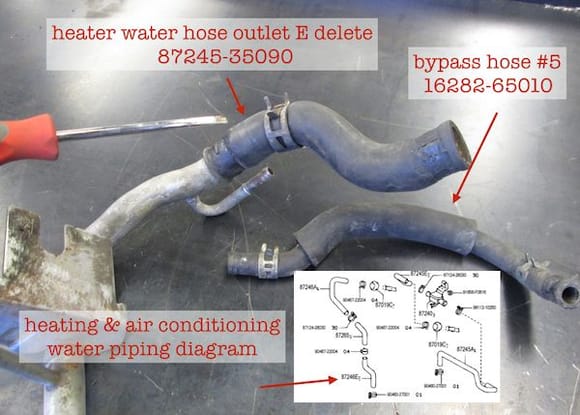 the one hose I forgot to pick up because it wasn't in the same diagram.