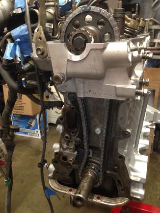 Timing set installed