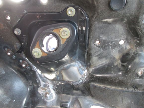 New profile patch with only a corner bolt to add back in.
