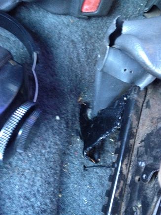 Rear inside tab, added material, cut and relocated, the biggest pain of all.