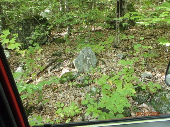 town line monument....