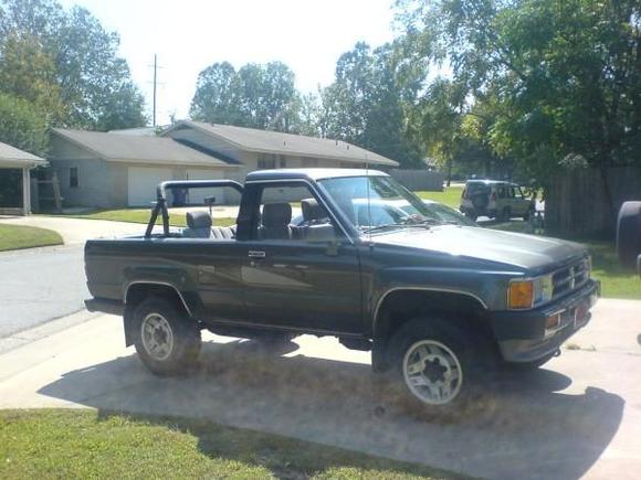 the '89 before grille guard &amp; tires