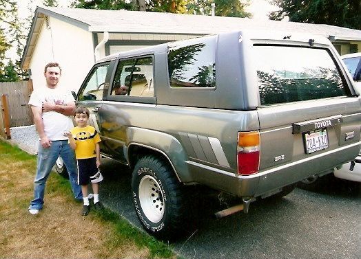 Proud new owner of a STOCK 85' SR5 with sunroof and altimeter gauge.  With the added bonus of a bent rear axle tube.  Note the missing rear bumper $2,800.