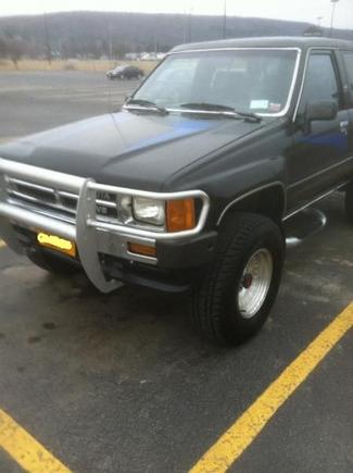 Notice from the original pics I put on new tires all the way round $600.00 later lol.