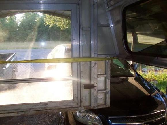 rear has a lift up scree window and the whole back end flips up!