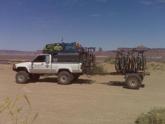 MCA Offroad Trailer, Murphys Hogback, White Rim Trail, Canyonlands National Park, Moab, Utah