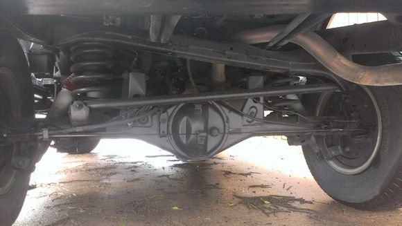 Rear susp. pan hard drop coming