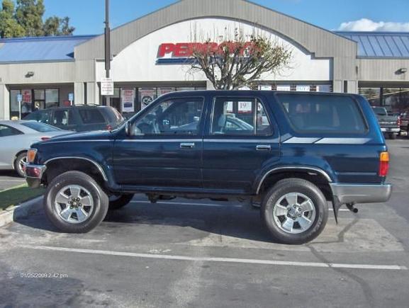 93 4Runner 265/65/17 Tacoma Wheels Removed Running Boards January 25, 2009