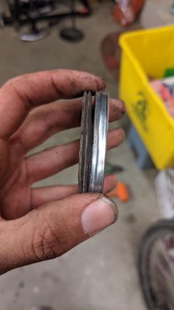 Side by side - one is significantly thicker