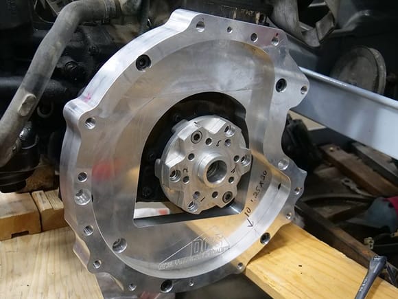 This is 3.0 delete version 1 (or ALH to R150). I made the crank adapter out of aluminum as a test just for the sake of time--and so I didn't have to clean out the mill just to run some steel. I wanna get it in the truck next week. 