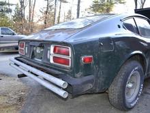 crazy home made bumper that came on it. saved the z's life though already