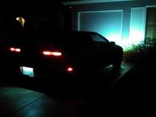 License plate LEDs to match headlights