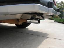 A clean tailpipe is a happy tail pipe!