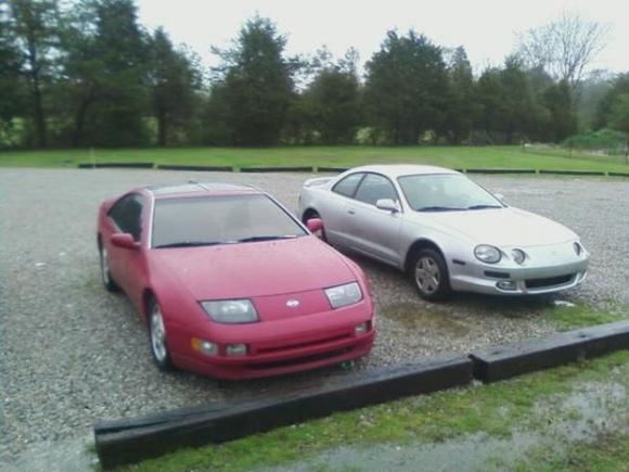 my 300 and my wifes celica
