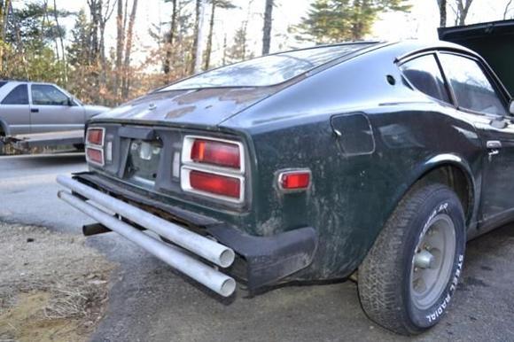crazy home made bumper that came on it. saved the z's life though already