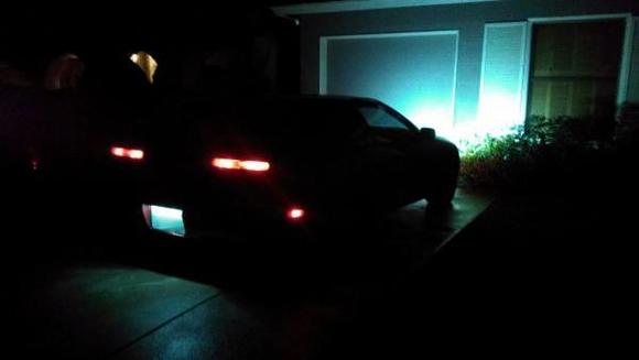License plate LEDs to match headlights