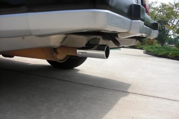 A clean tailpipe is a happy tail pipe!