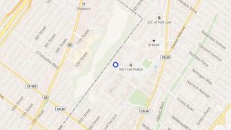 Map for Carriage House Luxury Apartments - Fort Lee, NJ