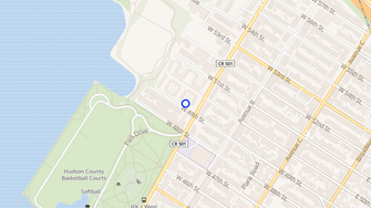 Map for Boulevard Gardens - Bayonne, NJ