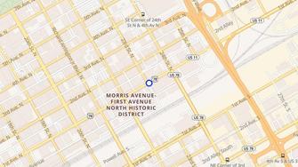 Map for Liberty House Lofts - Birmingham, AL