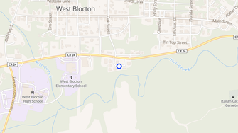 Map for Hill Creek - West Blocton, AL
