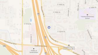 Map for Foster Creek Apartments - Tukwila, WA