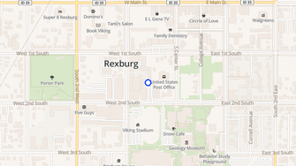 Map for Sunrise Village - Rexburg, ID