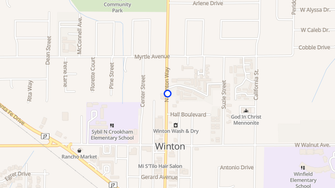 Map for Rosegarden Apartments - Winton, CA