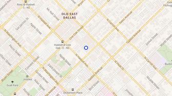 Map for Swissaire Apartments - Dallas, TX