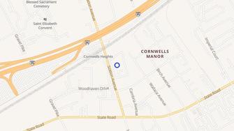 Map for Cornwells Station Apartments - Bensalem, PA