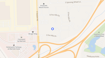 Map for Fox Hills Apartments - Bloomfield Hills, MI