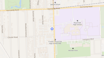 Map for Devon Park Apartments - Royal Oak, MI