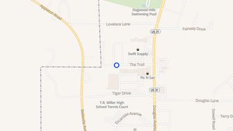 Map for River Run Apartments - Brewton, AL