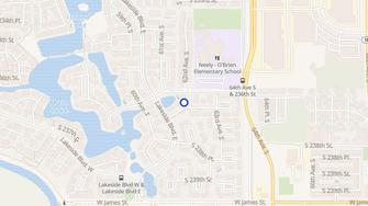 Map for Waterford at the Lakes - Kent, WA