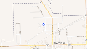 Map for Lynnwood Apartments - Woodburn, IN