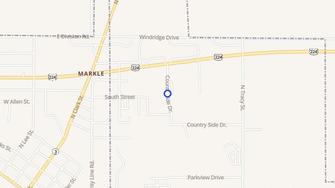 Map for Skyline Village Apartments - Markle, IN