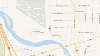 Map for River Oaks Apartments - Battle Creek, MI