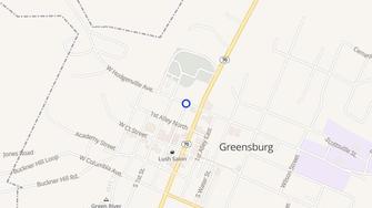 Map for Galilee Apartments - Greensburg, KY