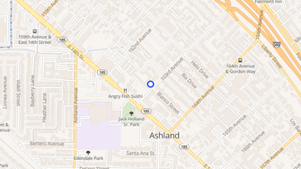 Map for Alderwood Apartments - San Leandro, CA