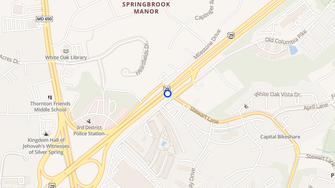 Map for Oak Hill Apartments - Silver Spring, MD