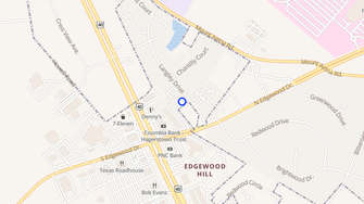 Map for The Meadows Apartments - Hagerstown, MD